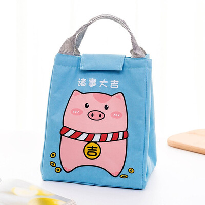 

New Waterproof Portable Insulation Bag Cartoon Picnic Lunch Thermal Storag