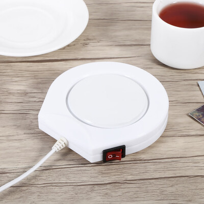 

Greensen 110V White Electric Powered Cup Warmer Heater Pad Coffee Tea Milk Mug