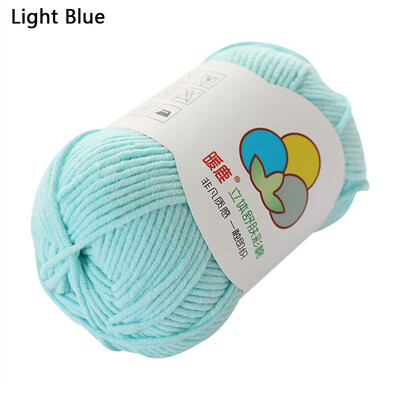 

Gobestart Hand-Woven 5 Strands of Milk Cotton Warm Soft Scarf Sweater Wool Thread