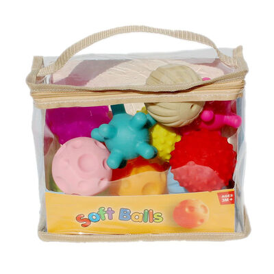 

10PCSSet Children Squeeze Bath Toys Baby Hand Catch Gum Soft Ball Shower Play Water Toy Early Education