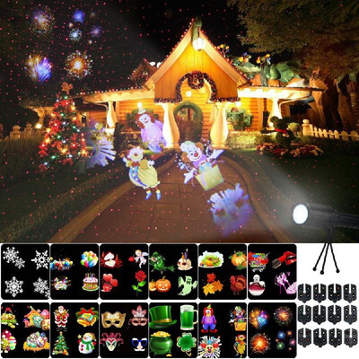 

Projection Lights LED Christmas Lights Projector Handheld Indoor Kids Projection Flashlight with 6 Patterns Halloween Lights Decor