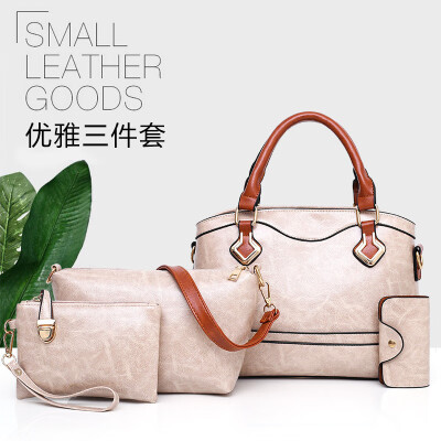 

New womens bag foreign trade cross-country mother bag handbag shoulder slung three-piece suit