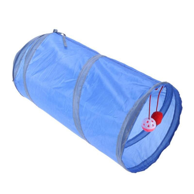 

Pet Cat Tunnel Funny Cat Kitten Play Toy Collapsible Play Toy With Two Ball