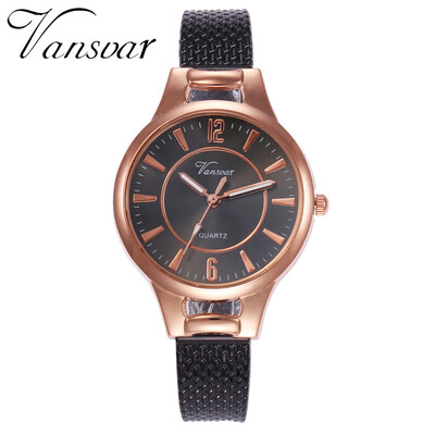 

RM Vansvar Fashion Temperament Women Silicone Strap Colorful Dial Quartz Watch