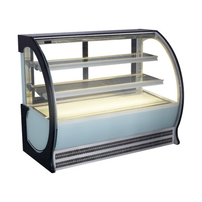 

G-type floor type three-layer single arc cake display cabinet