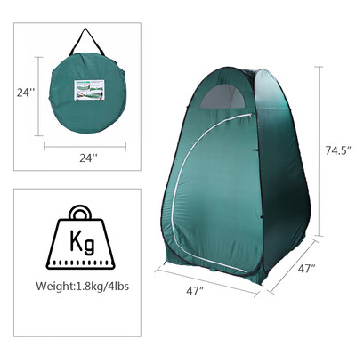 

Portable Dressing Tent Privacy Shelter for Outdoor Camping Fishing Beach Shower Toilet