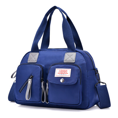 

Cloth bag female middle-aged&elderly mother bag shoulder slung handbag nylon canvas Oxford bag large capacity womens bag