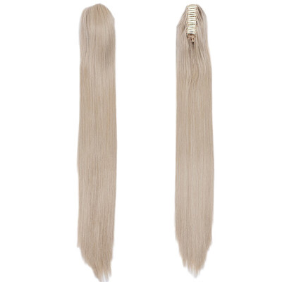 

Long Thick Claw Jaw Ponytail Big Straight Wave Clip in Pony Tail Hair Extension Extensions