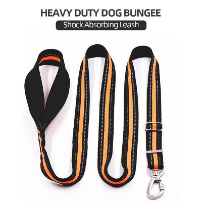 

Heavy Duty Dog Bungee Leash Shock Absorbing Training Leash Reflective for Large Dogs