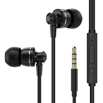 

Hot Sell Earphone Metal Headset PTM M3 Headphone With Microphone Volume Control Earbuds For Mobile Phone Xiaomi DJ