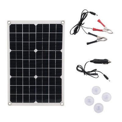 

50W 12V5V Monocrystalline Silicon Solar Panel Dual Output USB Solar-Battery-Charger