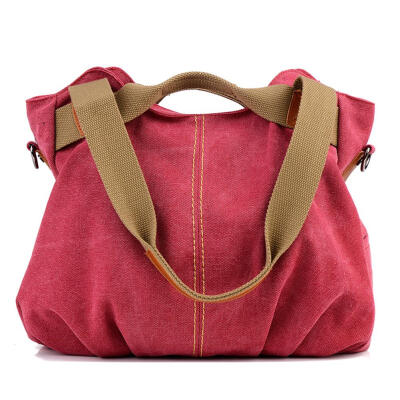 

Fashion Shopping Bag Lady Large Capacity Handbag Canvas Women Shoulder Bags