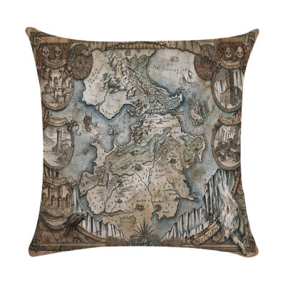 

18" Square Game of Thrones Cotton Linen Home Decorative Throw Pillow Case Cushion Cover 45cm45cm