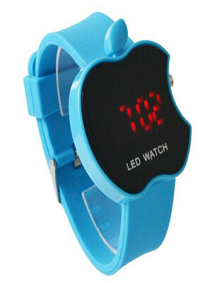 

Fashion trend Apple touch screen LED student child jelly electronic watch