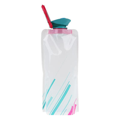 

700ML Camping Hiking Portable Collapsible Folded Drink Water Bag Travel Cup