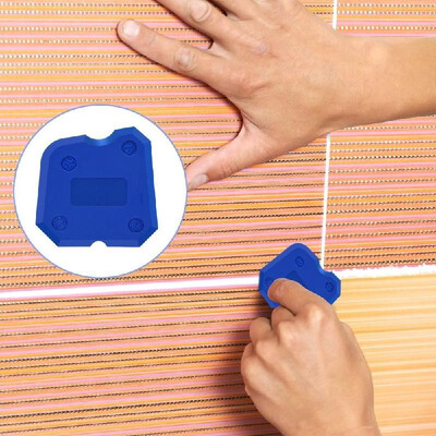 

17 Pieces Caulking Tool Kit Silicone Sealant Finishing Tool Grout Scraper Caulk Remover&Caulk Nozzle&Caulk Caps Blue