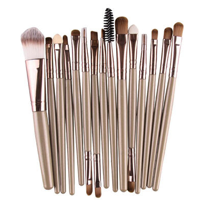 

15pcs Eye Shadow Makeup Brush Set Eyes Make Up Eyebrow Cosmetic Brushes