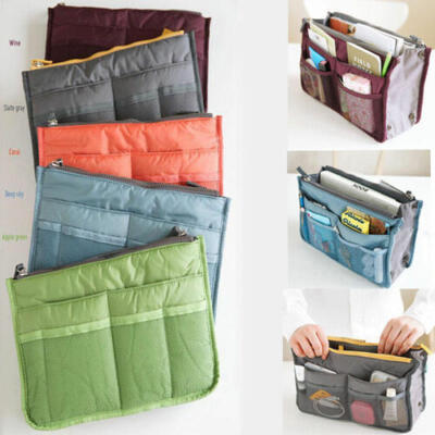 

Women Lady Travel Insert Handbag Organiser Purse Large Liner Comestic Organizer
