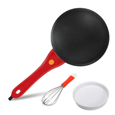 

3PCSSet Electric Crepe Maker Pizza Pancake Machine 220V Non-stick Cooking Tool Portable Pancake Pan