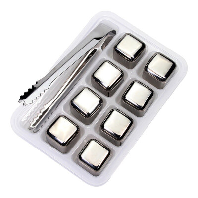 

468Pcs Reusable Quick Cooling Ice Cube Cocktail Wine Chilling Stone Bar Supply