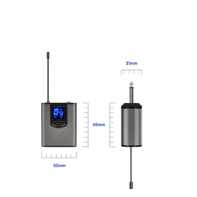 

Portable Wireless Mini Receiver Headset Transmitter Lavalier Lapel Mic Teacher Presenter Microphone