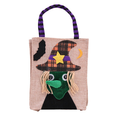 

New Hot Colorful Halloween Candy Bag Gift Bags Pumpkin Trick Or Treat Bags Sacks Hallowmas Gift For Kids Event Party Supplies
