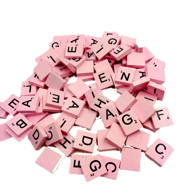 

Tailored 100 Wooden Scrabble Tiles Black Letters Numbers For Crafts Wood Alphabets BU