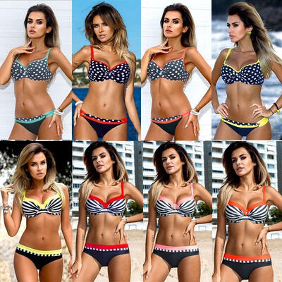 

Womens Bikini Set Bandage Push-Up Padded Swimwear Swimsuit Bathing Brazilian USA