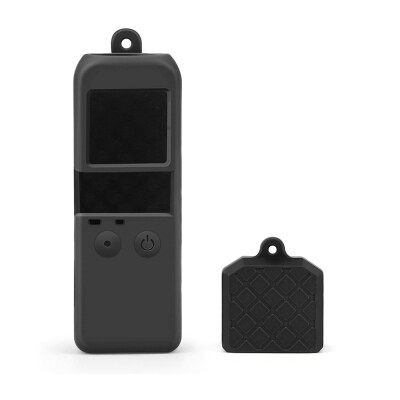 

Soft Silicone Protective Body Case Holder Protector Shell with Protection Cover Cap Wrist Lanyard for DJI Osmo Pocket Camera Gimba