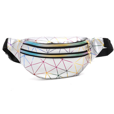

Travel Waist Fanny Pack Money Belt Wallet Glitter Multicolor Bag