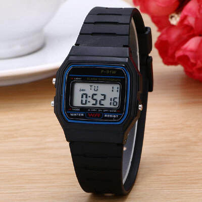 

LED Digital Sport Watch Multifunctional Ultra-thin Luminous Children Watch Wristwatch with Alarm for Teenager Students