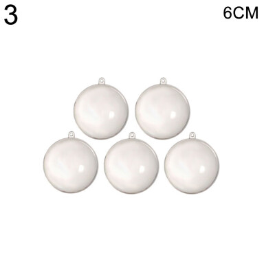 

15Pcs Transparent Plastic Hanging Ball Empty Vase for Flower Plant Decoration