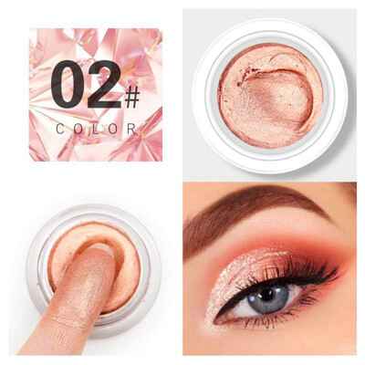 

Shimmer Eyeshadow Cream Waterproof Smudge-proof Long Lasting Glitter Eye Shadow