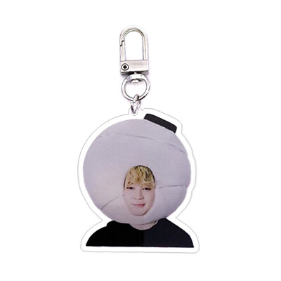 

CAR-TOBBY Kpop BTS Keychain Coated Mini Key chain Cute Gift Keyring Bag Pendant