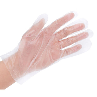 

100 PCSSet One-off Disposable Plastic Gloves Eco-friendly Disposable Gloves For Kitchen FoodCleaningCookingBBQ