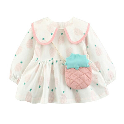 

Newborn Baby Clothes Baby Girl Dress Flower Print Spring Baby Girl Dress Princess Birthday Party Baby Dresses