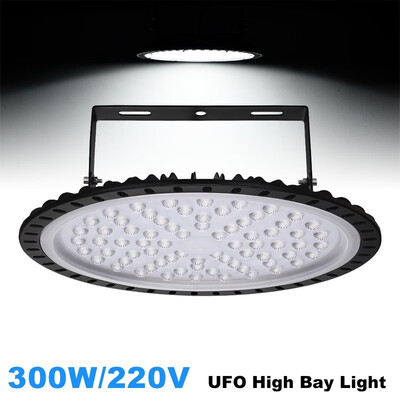 

300W UFO High Bay Light Super Bright LED Industrial Lamp Hall Lighting Floodlights