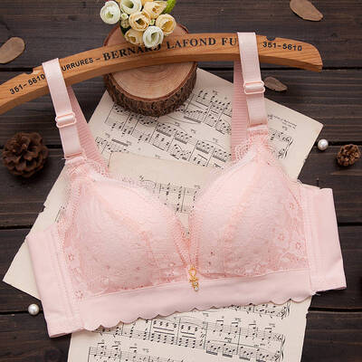 

Wire Free Lace Bra Thick Adjustable Push Up Bras For Women Floral Sexy Lingerie Underwear Women Soft Lace Bralette Femme
