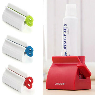

New Rolling Tube Toothpaste Squeezer Toothpaste Easy Dispenser Seat Holder Stand