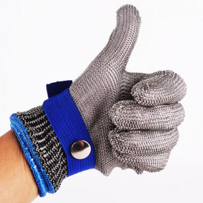 

1 pcs Cut-Resistant Protective Gloves Stainless Steel Gloves Mountaineering Wire Butcher Anti-Cutting