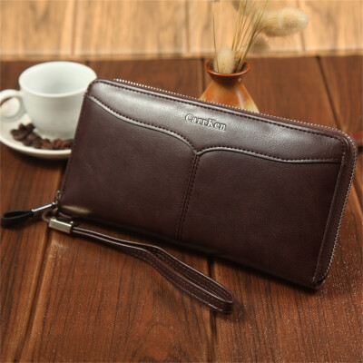 

Tailored Men Long Wallet Casual Multi-function Clutch Bag Card Package Multi-card Holder