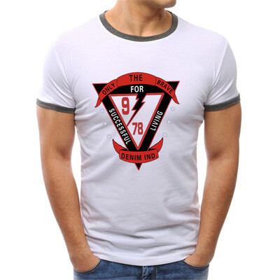 

Toponeto Men Fashion Solid Printing Style Cotton Design T-shirt Casual Shirts Tops Blouse