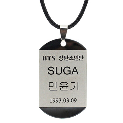 

Kpop BTS Bangtan Boys Army Necklace Pendant Chain