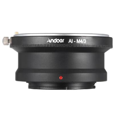 

Andoer AI-M43 Adapter Ring Lens Mount for Nikon D Series AI-Mount Lens to Fit for Panasonic Olympus M43 Mount Camera Body