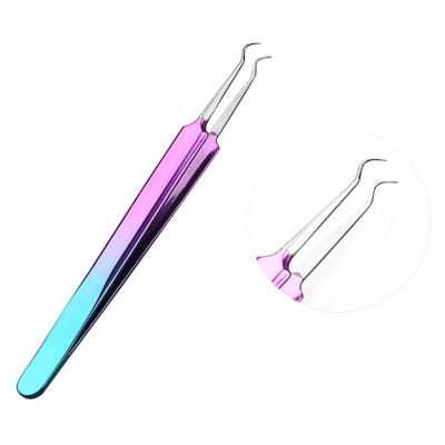 

Stainless Steel Acne Needle Tweezers Blackhead Acne Remover Face Care Tool Multi-purpose Extention False Eye Lash Eyelashes