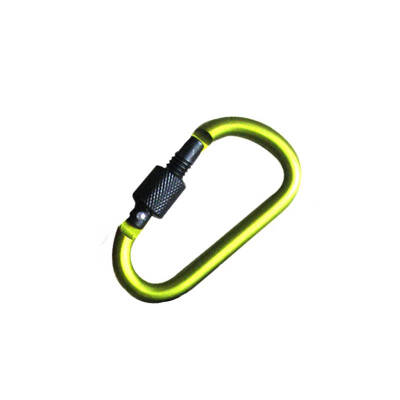 

Aluminum Keyring Carabiner D-Ring Chain Clip Snap Hook Karabiner Camping Keyring Tool CY1