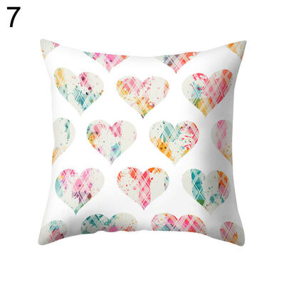 

Rhombus Geometric Throw Pillow Protector Case Cushion Cover Sofa Bedding Article