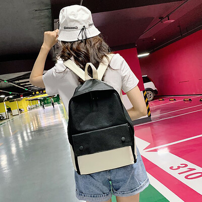 

Tailored New Fashion Women Large-capacity Campus Personality Simple Bag Travel Backpack
