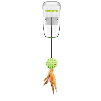 

All for paws cat toy miss food reward toy feather funny cat rope snack machine hanging ball bell star toy