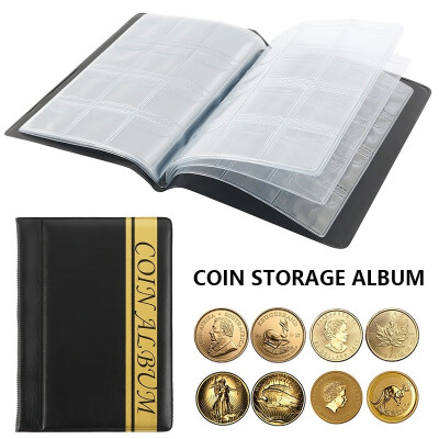 

Coin Storage Album Rare Coin Holders Book - Coins Collection for Collectors 120 Coin Holders